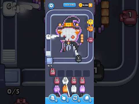 Pixel Flow Level 2542 Walkthrough