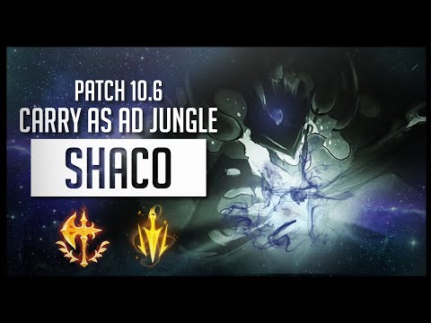SHACO JUNGLE 10.6 SEASON 10! STACK THOSE KILLS - League of Legends