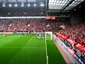 Liverpool vs Chelsea - Goal line view Luis Garcia.