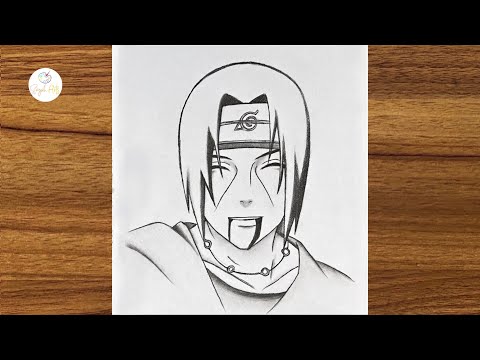 How to Draw Itachi Uchiha step by step || How to draw anime step by step || Itachi drawing tutorial