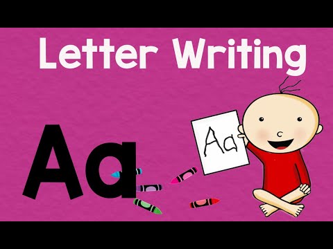 Learn to write the letter Aa