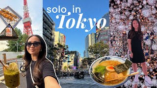 solo traveling in Tokyo vlog 🇯🇵 Shibuya, Shinjuku, Teamlabs & more