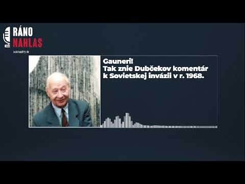 🎙️ Gauneri! Tak znie Dubčekov komentár k Sovietskej invázii v r. 1968 | Aktuality
