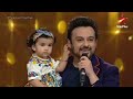 Adnan Sami her daughter and wife voice of India stage 💕💘.