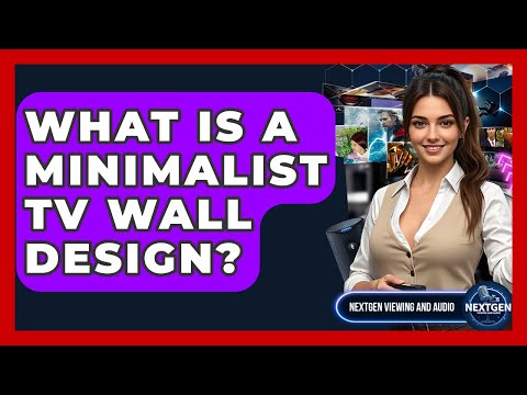 What Is A Minimalist TV Wall Design? - NextGen Viewing and Audio