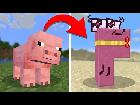 I remade every mob into Alphabet Lore in Minecraft