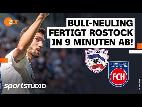 Rostocker FC – 1. FC Heidenheim Highlights | DFB-Pokal 2023/24 | sportstudio