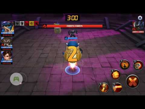 Marvel Future Fight - M.O.D.O.K. t1 vs Venom boss SL 21