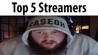 top 5 streamers