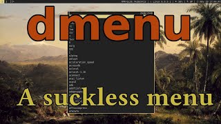 dmenu: The suckless dynamic menu