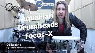 Video thumbnail for Review #2 - Aquarian Drumheads - Focus-X by Dé Repetto