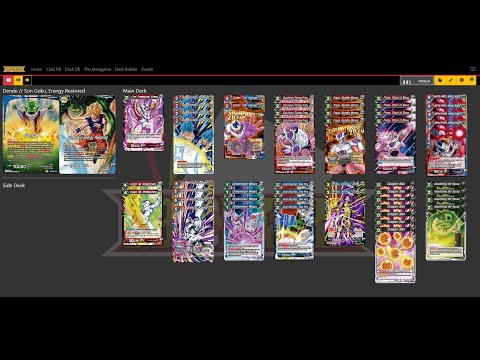 [DBSTCG] Red/Blue Dende Swap Frieza Set 9 Deck Discussion