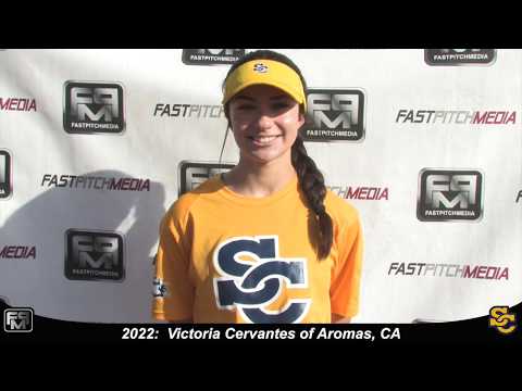 2022 Victoria Cervantes committed St Marys Shortstop/Outfield Softball Skills Video Suncats Jimenez