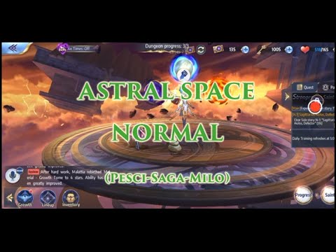 Astral Space Normal (Saga-Milo version) - Tutorial - Saint Seiya Awakening - ITA