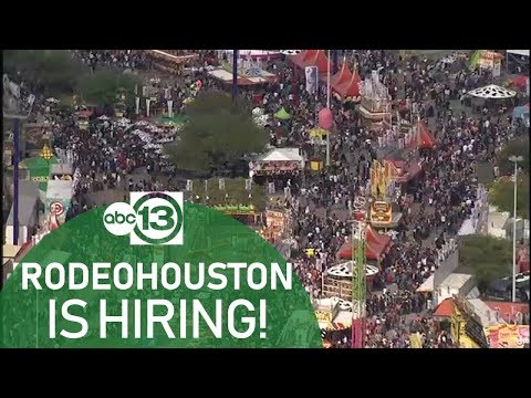 如何在休斯敦競技大賽中獲得一份工作｜ABC13的午間節目。 (How to score a job at the Houston Rodeo | ABC13's The Midday)