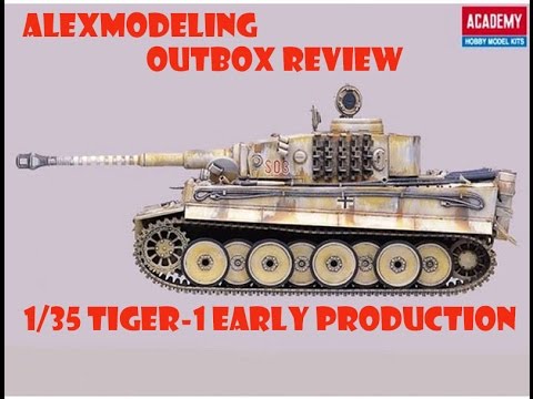 #13264 ACADEMY MODEL KIT 1/35 German Heavy Tank TIGER-1 EARLY PRODUCTION VER