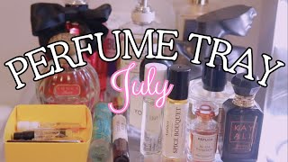 Perfume Tray for July | Commodity Milk | Replica | Byredo | Kayali