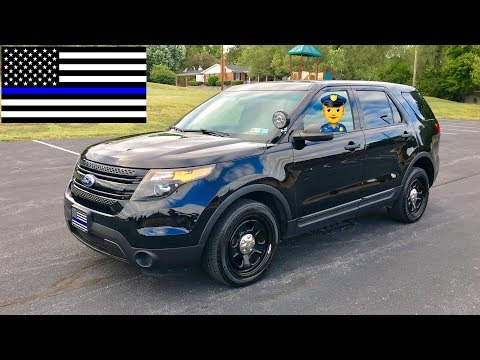 2015 Ford Police Interceptor Utility Explorer Drive and Review