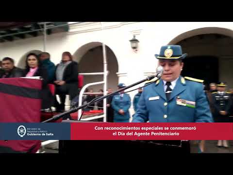Con reconocimientos especiales se conmemoró el Día del Agente Penitenciario