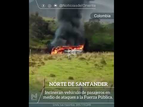 Vehículo instalado en el norte de Santander.
