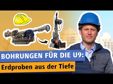 Münchens neue U-Bahn: So laufen die Bohrungen für die U9 ab