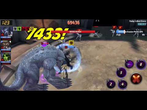 Marvel Future Fight - T1 Agent Venom Extreme Mode Alliance Battle 112k