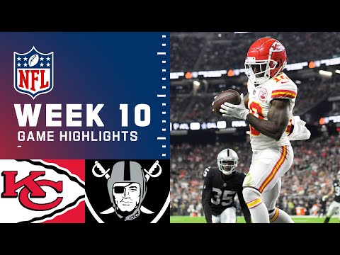 Chiefs vs. Raiders Week 10 Highlights | NFL 2021