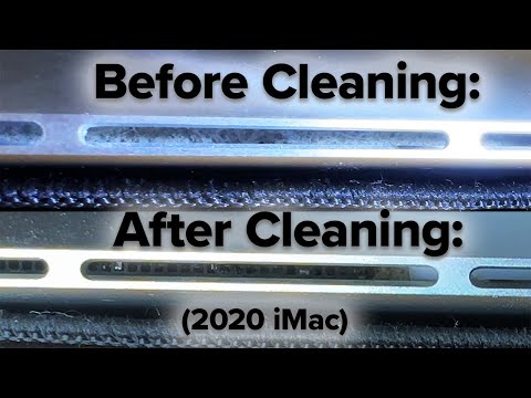 Slow iMac? "kernel_task" Overheating Your CPU? Loud Fan? Clean Your Air Intakes!
