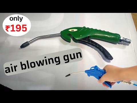 Air blow Gun with air controller and flexible handle