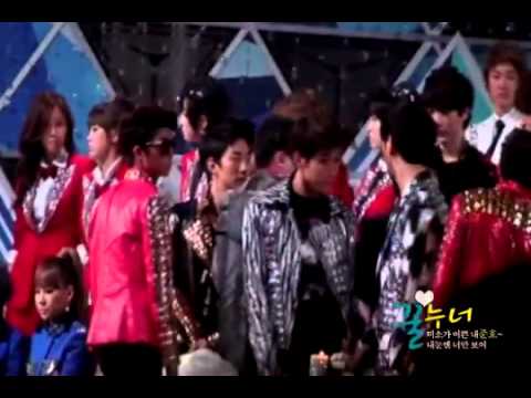 [Fancam] 111229 Wooyoung Junho 2PM SBS Gayo Daejun