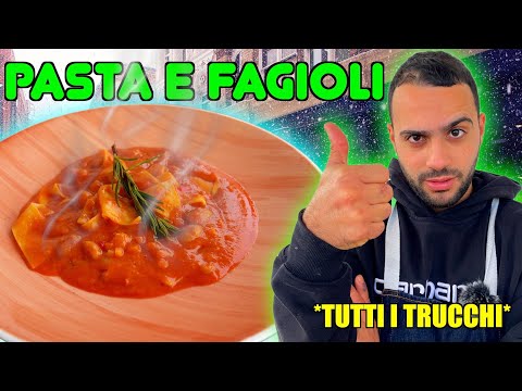 PERFECT PASTA AND BEANS 😋 *all the tricks from Chef Ruben*