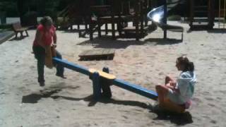 preview picture of video '2 friends on teeter totter'