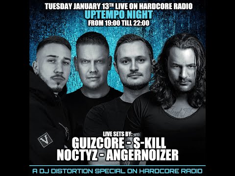 Uptempo Hardcore Time: Fragment, Guizcore, S-Kill and Noctyz live ! Host: DJ Distortion