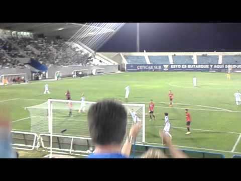 Leganes3-Mallorca1; tercer gol de Borja Lázaro