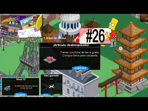 Los Simpson Springfield "Destino Spfld, Cap. 26 - La Ficha de tierra gratis y Centro al 12" por Tony