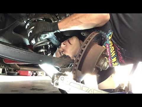 55 Belair installing QA1 coil overs