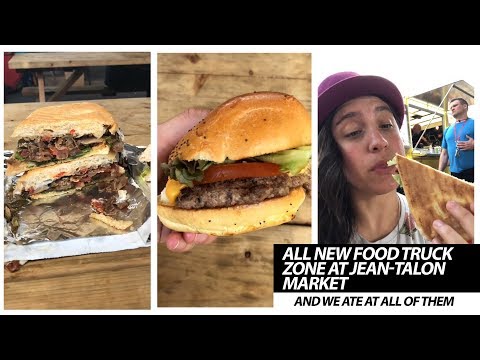 Trying Out All The Food Trucks At Montreal's Jean-Talon Market