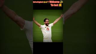 Chris Woakes in Test 🔥💙 || aginst india 🇮🇳💙 | welcome 💥🔥#ipl#test#england#india#indvseng#cricket#csk