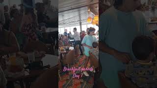Breakfast Parade Day 7 #ilovecruisingroyal #GlitterAdventures