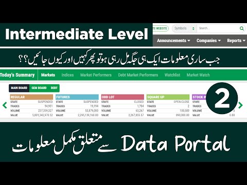 PSX Data Portal Advanced Guide — Full Breakdown & Transcript