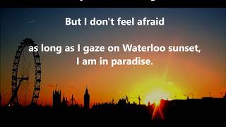 Waterloo Sunset  RAY DAVIES &amp; JACKSON BROWNE (with lyrics)