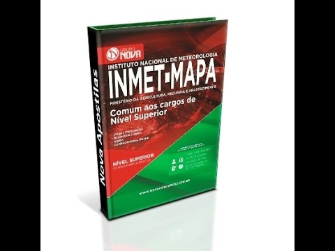 Apostila INMET-MAPA 2015 - Cargos de Nível Superior