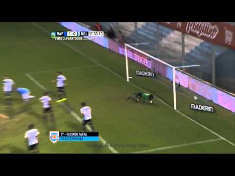 Gol de Parra. Rafaela 1 - Belgrano 0. Fecha 24. Primera División 2015. FPT