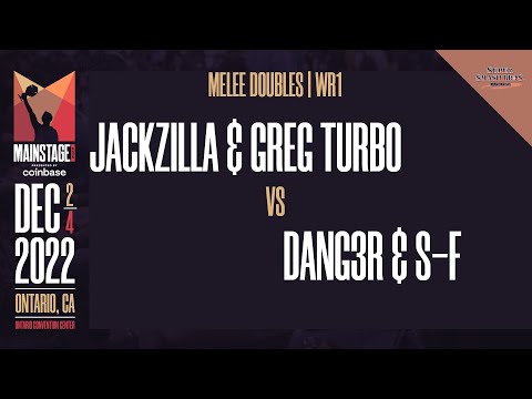 Frank Turbo / Greg Turbo vs dang3r / s-f - Melee Doubles Pools Winners Round 1  - Mainstage 2022