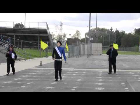 Kevin Chang - WDMA Drum Major Competition @ South El Monte - February 19, 2011