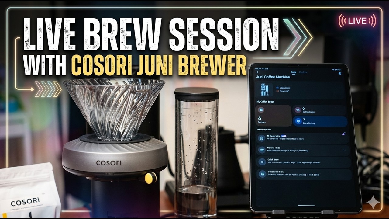 Live Brew Session | Juni Brewer from COSORI