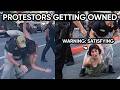 Best Of Lib Protestors Antifa Getting OWNED Compilation PT 4