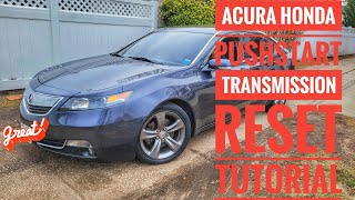 HOW TO RESET ACURA HONDA JERKY TRANSMISSION FIX LESS THAN 1 MINUTE TUTORIAL