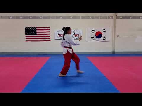 (WT 5 Jang Poomsae) (Female Cadet) (Alana Heinrichs) (0105)