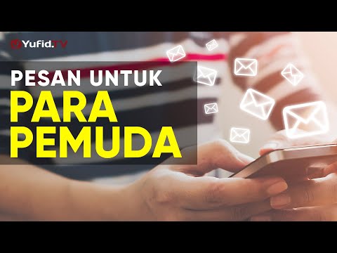 <p>Ceramah Singkat: Pesan untuk Anak Muda - Ustadz Johan Saputra Halim, M.H.I. </p>
<p>Banyak anak-anak muda di zaman ini yang sedang mencari jati diri. Mencoba mencari lingkungan hidup atau teman-teman yang membuatnya merasa nyaman. Ketika mencari teman bergaul, ada anak yang menjadi anak salah pergaulan atau salah gaul. Dan ada pula yang menjadi anak muda yang sukses, sholeh dan mendapatkan kesuksesan atau sukses di dunia dan akhirat.</p>
<p>Video ceramah singkat kali ini Ustadz Johan Saputra Halim Hafizhahullah memberikan nasihat atau pesan untuk para pemuda. Yuk simak nasihat selengkapnya dalam video berikut.</p>
<p>#anakmuda #nasihat #yufidtv<br />
*<br />
MASIH CARI ARTIKEL ISLAM DI GOOGLE?<br />
Yuk, cari di Yufid.com (Islamic Search Engine) saja. Insyaallah LEBIH menenangkan hati!<br />
*<br />
►► SUBSCRIBE di sini untuk belajar LEBIH tentang Islam: youtube.com/subscription_center?add_user=moslemchannel<br />
*<br />
YUK, FOLLOW SOSIAL MEDIA YUFID.TV LAINNYA UNTUK MENDAPATKAN UPDATE VIDEO TERBARU!<br />
Fabebook: facebook.com/Yufid.TV/<br />
Instagram: instagram.com/yufid.tv/<br />
Telegram: telegram.me/yufidtv<br />
Yufid.TV Official Website: yufid.tv<br />
*<br />
YUK, DUKUNG YUFID.TV!<br />
Yuk, dukung dengan belanja di Yufid Store: yufidstore.com<br />
*<br />
DONASI UNTUK VIDEO DAKWAH DAPAT DISALURKAN KE:</p>
<p>BNI SYARIAH<br />
0381.346.658<br />
a.n. YUFID NETWORK YAYASAN</p>
<p>BANK SYARIAH MANDIRI<br />
7086.882.242<br />
a.n. YAYASAN YUFID NETWORK</p>
<p>Paypal: finance@yufid.org</p>
<p>NB:<br />
Rekening di atas adalah rekening khusus donasi Yufid Network, jadi Anda tidak perlu konfirmasi setelah mengirimkan donasi. Cukup tuliskan keterangan donasi pada saat Anda transfer.</p>
<p>Link catatan penerimaan donasi Yufid Network selama ini dapat Anda lihat di: goo.gl/y7o7Se</p>
<p>Ceramah Singkat: Pesan untuk Anak Muda - Ustadz Johan Saputra Halim, M.H.I. </p>
<p>Banyak anak-anak muda di zaman ini yang sedang mencari jati diri. Mencoba mencari lingkungan hidup atau teman-teman yang membuatnya merasa nyaman. Ketika mencari teman bergaul, ada anak yang menjadi anak salah pergaulan atau salah gaul. Dan ada pula yang menjadi anak muda yang sukses, sholeh dan mendapatkan kesuksesan atau sukses di dunia dan akhirat.</p>
<p>Video ceramah singkat kali ini Ustadz Johan Saputra Halim Hafizhahullah memberikan nasihat atau pesan untuk para pemuda. Yuk simak nasihat selengkapnya dalam video berikut.</p>
<p>#anakmuda #nasihat #yufidtv<br />
*<br />
MASIH CARI ARTIKEL ISLAM DI GOOGLE?<br />
Yuk, cari di Yufid.com (Islamic Search Engine) saja. Insyaallah LEBIH menenangkan hati!<br />
*<br />
►► SUBSCRIBE di sini untuk belajar LEBIH tentang Islam: youtube.com/subscription_center?add_user=moslemchannel<br />
*<br />
YUK, FOLLOW SOSIAL MEDIA YUFID.TV LAINNYA UNTUK MENDAPATKAN UPDATE VIDEO TERBARU!<br />
Fabebook: facebook.com/Yufid.TV/<br />
Instagram: instagram.com/yufid.tv/<br />
Telegram: telegram.me/yufidtv<br />
Yufid.TV Official Website: yufid.tv<br />
*<br />
YUK, DUKUNG YUFID.TV!<br />
Yuk, dukung dengan belanja di Yufid Store: yufidstore.com<br />
*<br />
DONASI UNTUK VIDEO DAKWAH DAPAT DISALURKAN KE:</p>
<p>BNI SYARIAH<br />
0381.346.658<br />
a.n. YUFID NETWORK YAYASAN</p>
<p>BANK SYARIAH MANDIRI<br />
7086.882.242<br />
a.n. YAYASAN YUFID NETWORK</p>
<p>Paypal: finance@yufid.org</p>
<p>NB:<br />
Rekening di atas adalah rekening khusus donasi Yufid Network, jadi Anda tidak perlu konfirmasi setelah mengirimkan donasi. Cukup tuliskan keterangan donasi pada saat Anda transfer.</p>
<p>Link catatan penerimaan donasi Yufid Network selama ini dapat Anda lihat di: goo.gl/y7o7Se</p>